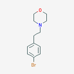 Structure of 4-[2-(4-bromophenyl)ethyl]morpholine