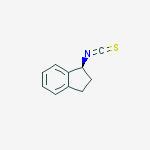 Structure of (S)-(+)-1-INDANYL ISOTHIOCYANATE