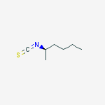Structure of (R)-(-)-2-HEXYL ISOTHIOCYANATE