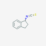Structure of (R)-(-)-1-INDANYL ISOTHIOCYANATE