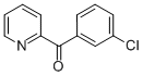 Structure of 2-(3-CHLOROBENZOYL)PYRIDINE