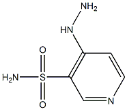 Structure of 3-PYRIDINESULFONAMIDE,4-HYDRAZINYL-