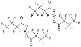 Structure of RHODIUM(II) HEPTAFLUOROBUTYRATE DIMER