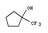 Structure of Cyclopentanol,1-(trifluoromethyl)-