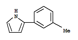 Structure of 2-(3-methylphenyl)-1H-pyrrole
