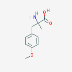 3-(P-METHOXYPHENYL)-2-METHYL-DL-ALANINE结构式