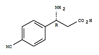 Structure of (R)-3-AMINO-3-(4-CYANO-PHENYL)-PROPIONIC ACID