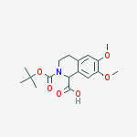 Structure of 6,7-DIMETHOXY-3,4-1H-ISOQUINOLINE-1-DICARBOXYLIC ACID 2-TERT-BUTYL ESTER