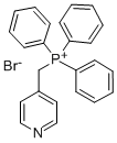 Triphenyl-(4-pyridinylmethyl)-phosphoniumbromide结构式