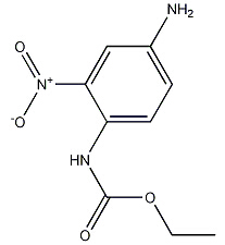 Structure of (4-Amino-2-nitrophenyl)carbamic acid ethyl ester