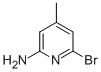 Structure of 2-Bromoo-4-methyl-6-aminopyridine