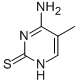 5-甲基-2-硫代胞嘧啶结构式