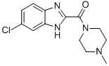 Structure of (6-CHLORO-1H-BENZOIMIDAZOL-2-YL)-(4-METHYL-PIPERAZIN-1-YL)-METHANONE