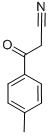 Structure of 4-METHYLBENZOYLACETONITRILE