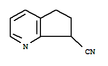 Structure of 5H-Cyclopenta[b]pyridine-7-carbonitrile,6,7-dihydro-