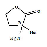 Structure of 2(3H)-Furanone,3-aminodihydro-3-methyl-, (3R)-