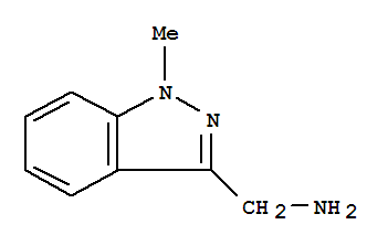 Structure of (1-METHYL-1H-INDAZOL-3-YL)METHYLAMINE