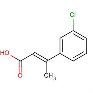 Structure of 2-Butenoic acid, 3-(3-chlorophenyl)-, (E)-