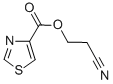 4-THIAZOLECARBOXYLIC ACID 2-CYANO-,ETHYL ESTER结构式