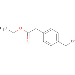 Benzeneacetic acid, 4-(bromomethyl)-, ethyl ester结构式