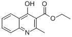 2-Methyl-4-hydroxyquinoline-3-carboxylic acid ethyl ester结构式