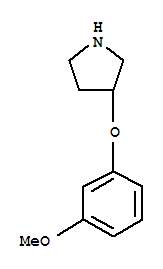 Structure of 3-(3-Methoxyphenoxy)pyrrolidine