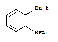 N-(2-tert-butylphenyl)acetamide结构式