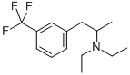 Structure of N,N-Diethyl-alpha-methyl-m-trifluoromethylphenethylamine