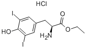 Structure of 3,5-Diiodo-L-tyrosine ethyl ester hydrochloride