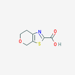 6,7-dihydro-4H-pyrano[4,3-d][1,3]thiazole-2-carboxylic acid结构式