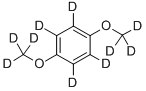 Structure of 1,4-DIMETHOXYBENZENE-D10