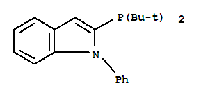 Structure of 2-(Di-tert-butylphosphino)-1-phenylindole