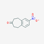 Structure of 2-nitro-8,9-dihydro-5H-benzo[7]annulen-7(6H)-one