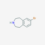Structure of 7-bromo-2,3,4,5-tetrahydro-1H-3-Benzazepine
