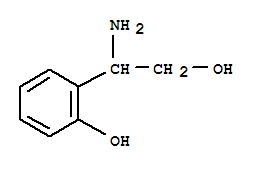Structure of Benzeneethanol, b-amino-2-hydroxy-