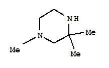Structure of Piperazine,1,3,3-trimethyl-