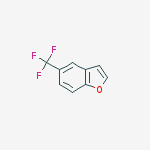 5-(Trifluoromethyl)benzo[b]furan结构式