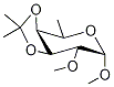 Structure of Methyl 6-Deoxy-2-O-methyl-3,4-O-(1-methylethylidene)-α-D-galactopyranoside