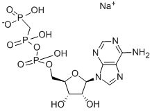 BETA,GAMMA-METHYLENEADENOSINE 5-TRIPHOSPHATE SODIUM SALT结构式