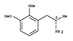 Structure of Benzeneethanamine,2,3-dimethoxy-a-methyl-,(aS)-