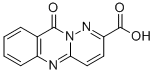 Chemical structure of 10H-Pyridazino[6,1-b]quinazoline-2-carboxylic acid, 10-oxo-