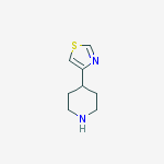4-(thiazol-4-yl)piperidine结构式