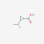 2-isopropylcyclopropanecarboxylic acid结构式
