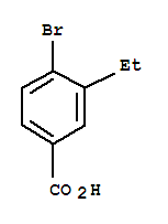 Benzoic acid,4-bromo-3-ethyl-结构式