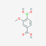 Structure of 4-Borono-3-methoxybenzoic acid