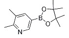 2,3-Dimethyl-5-(4,4,5,5-tetramethyl-1,3,2-dioxaborolan-2-yl)pyridine结构式