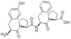 Structure of L-TYR-PRO-PHE-PRO