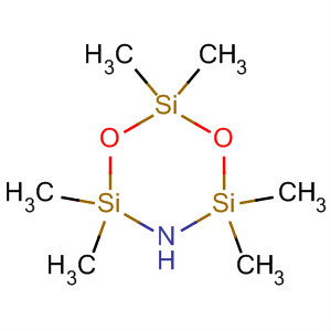 Structure of 1,3-Dioxa-5-aza-2,4,6-trisilacyclohexane, 2,2,4,4,6,6-hexamethyl-