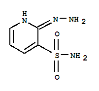Structure of 3-Pyridinesulfonamide,2-hydrazinyl-