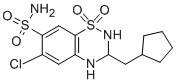 Structure of Cyclopenthiazide